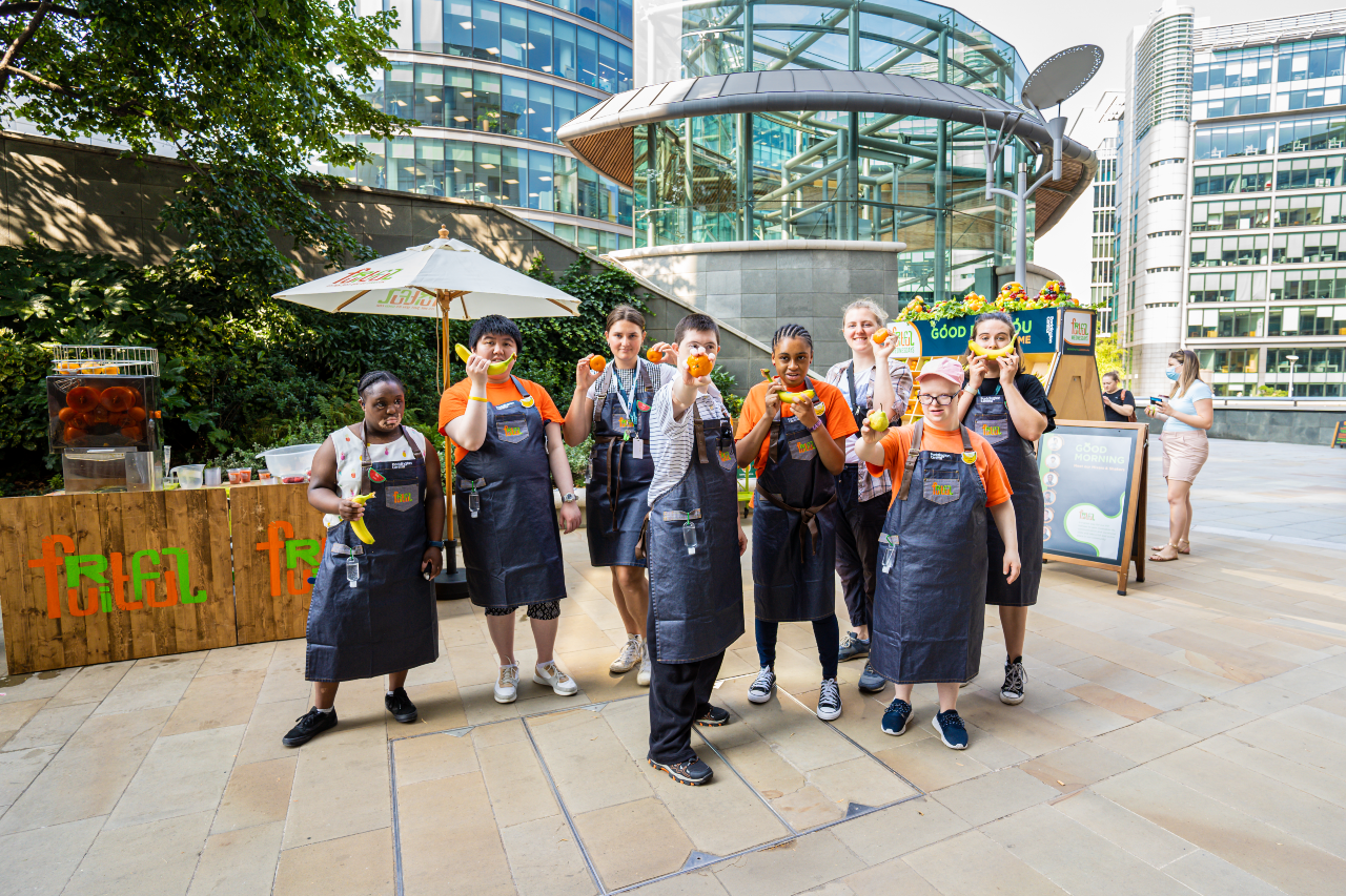 Fruitful trainees as a group at Paddington Central